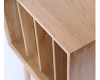 Nova Solid Oak Side Table or Magazine cabinet
